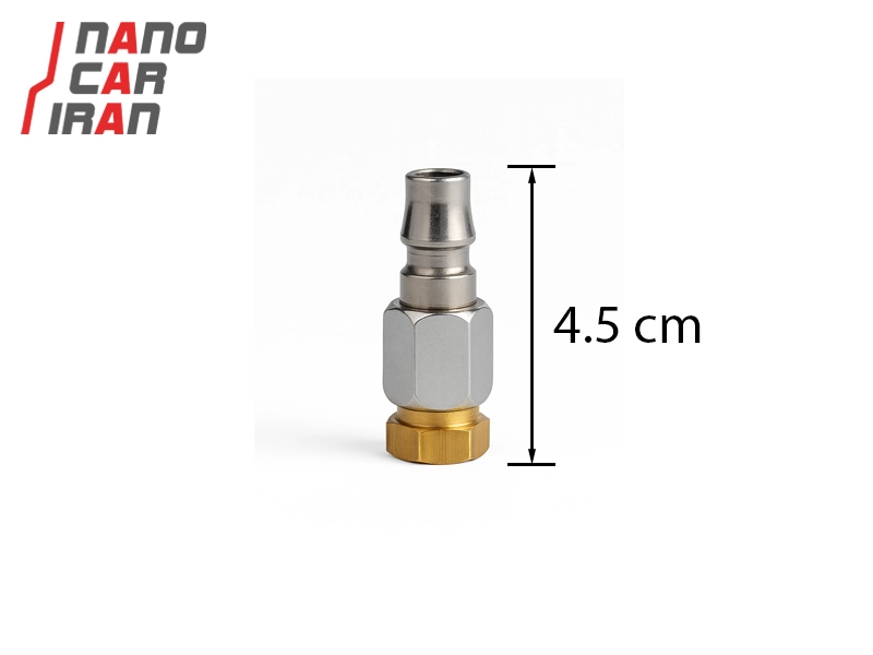 پک واسطه ایربراش به کمپرسور باد – جنس فلزی با مهره برنجی